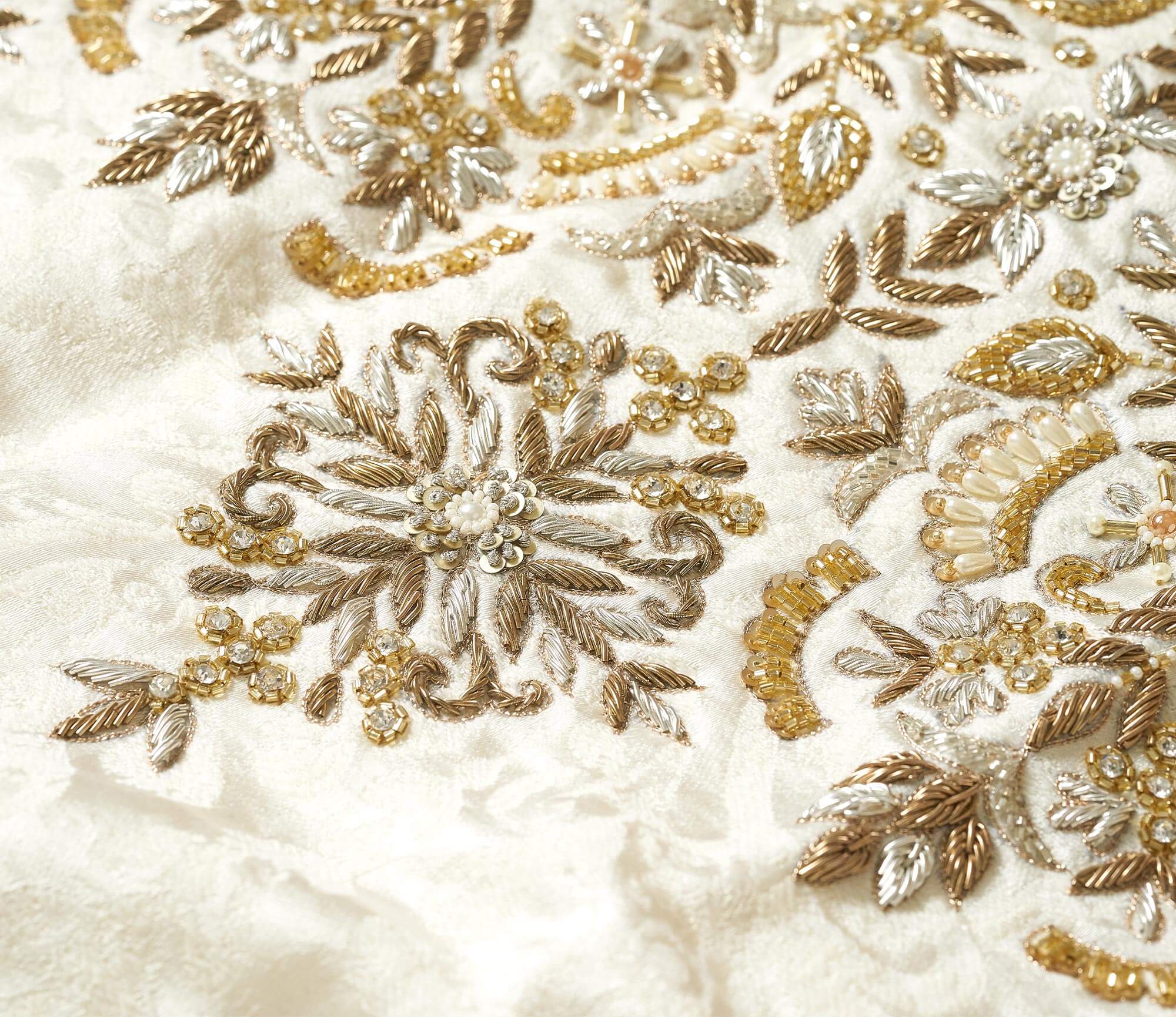 Spring Blossoms - Floral Embroidered Curtains| Miraje